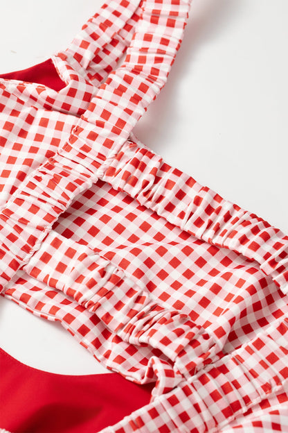 Hazel Blues® |  Sunshine Gingham Mini Dress