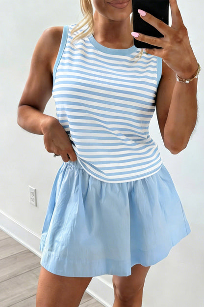 Hazel Blues® |  Stripe Right Dress | Ruffle Dress