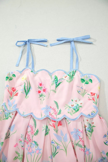 Hazel Blues® |  Sunday Bloom Dress | Floral High Rise Dress