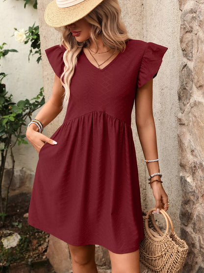 Hazel Blues® |  Ruffle Romance Dress | Ruffle Dress