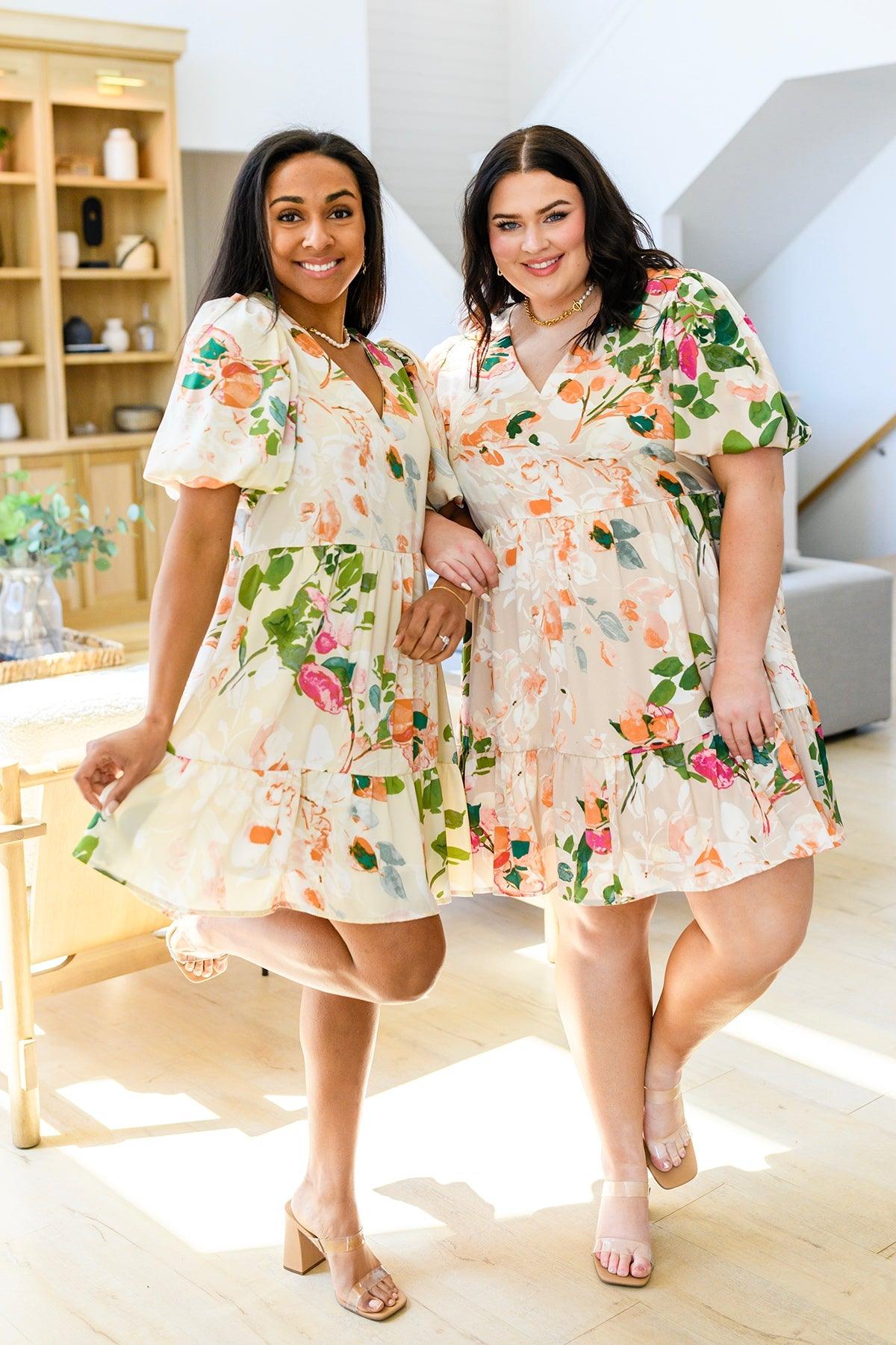 Hazel Blues® |  Delightful Surprise Floral Dress