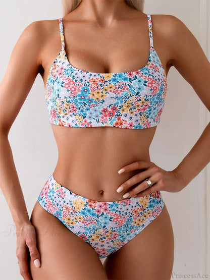 High Neck Brazilian Set Two Piece Set