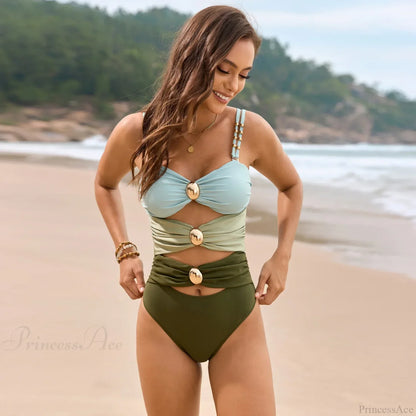 Solid Splicing Buckle One Piece Set