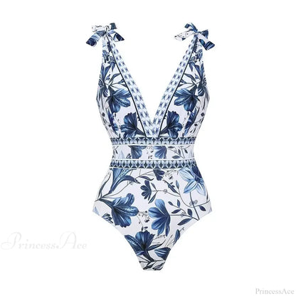 Vintage Printed Sarong Two Piece Set
